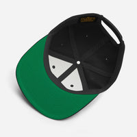 No Saints Young Sinners Green Black Snapback Hat - Black / One size
