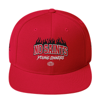 No Saints Young Sinners Red Snapback Hat