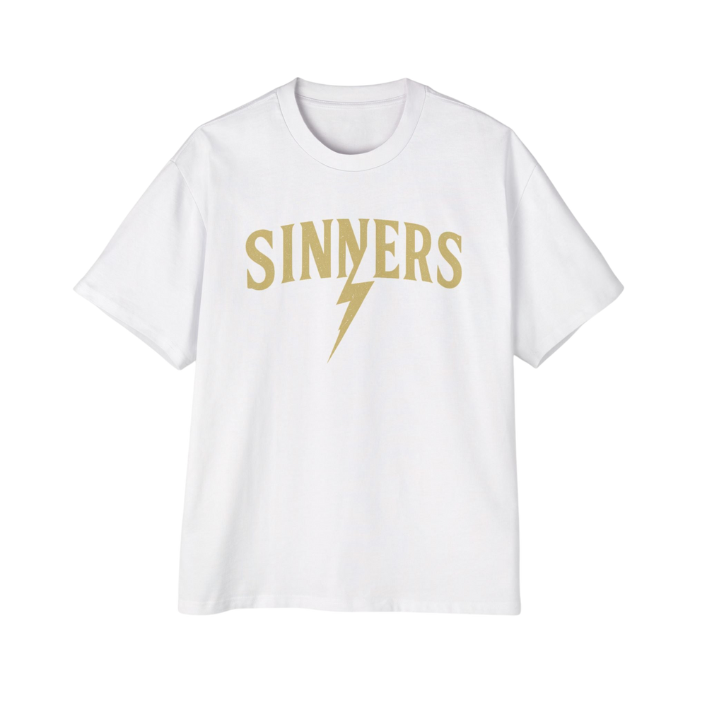 NSC Sinners White Graphic Tee - White / S