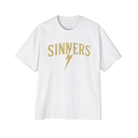 NSC Sinners White Graphic Tee - White / S