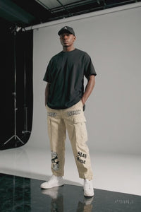 Legacy Streetwear Cargo Pants – Beige