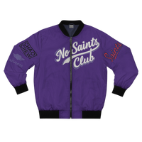 Purple Bomber Jacket | No Saints Club - XS
