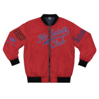 Red Bomber Jacket | No Saints Club - XS
