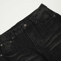 Retro Black Baggy Jeans in stylish black denim for a trendy look