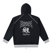 Savage SL ’Stay Real’ Black Zip Hoodie