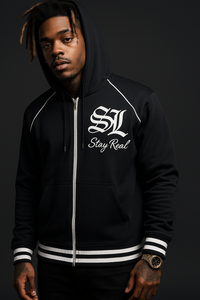 Savage SL ’Stay Real’ Black Zip Hoodie