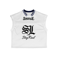 Savage Stay Real Streetwear Mesh Tank WHITE White / S