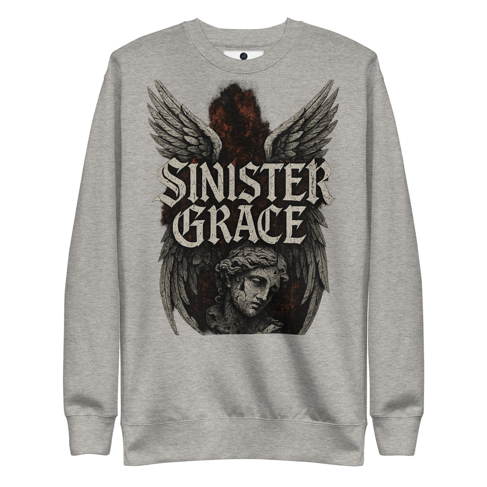 Sinister Grace Angel Sweatshirt - S / Gray