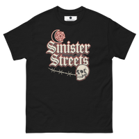 Sinister Streets Gothic Skull Tee - Black - S