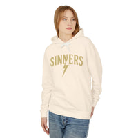 Sinners Lightning Bolt Cream Hoodie