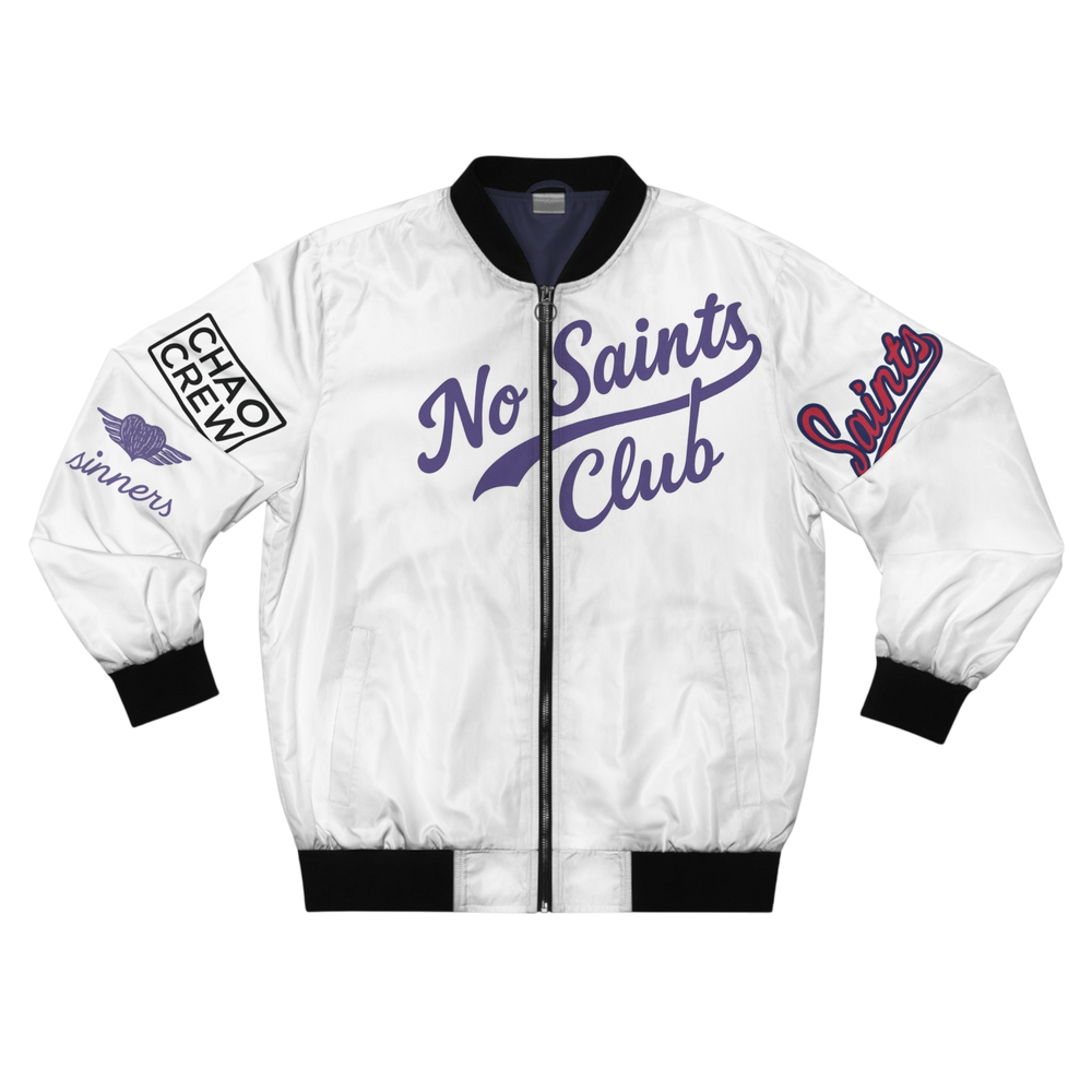 Snow White Bomber Jacket | No Saints Club - XS