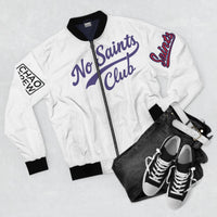 Snow White Bomber Jacket | No Saints Club