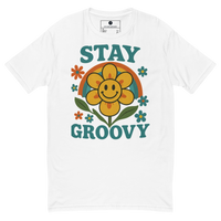 Stay Groovy Retro Flower Power Tee - XS