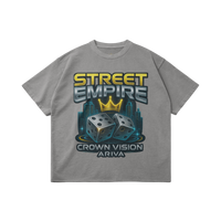 Street Empire Graphic T-Shirt - Grey - Light Gray / S