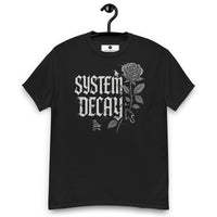 System Decay Glitch Rose Tee - Black