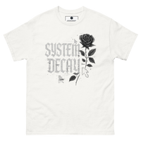 System Decay Gothic Rose Tee - White - S