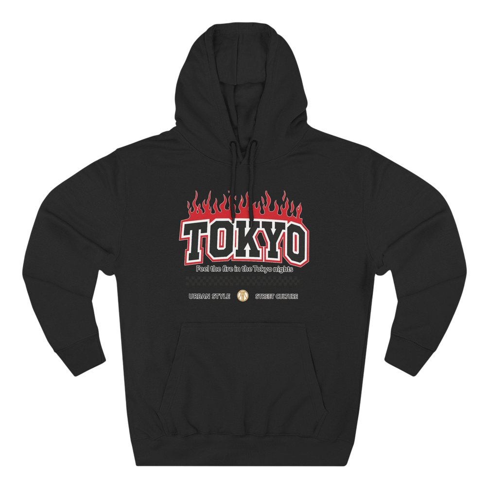 Tokyo Nights BLACK Hoodie - S / Black