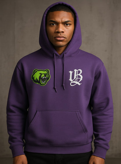 Urban Beast Core Fleece Pullover Hoodie - Purple