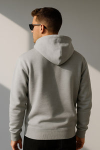 Urban Beast Core Fleece Pullover Hoodie - White