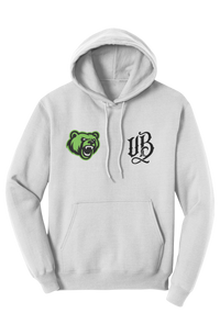 Urban Beast Core Fleece Pullover Hoodie - White - white / s