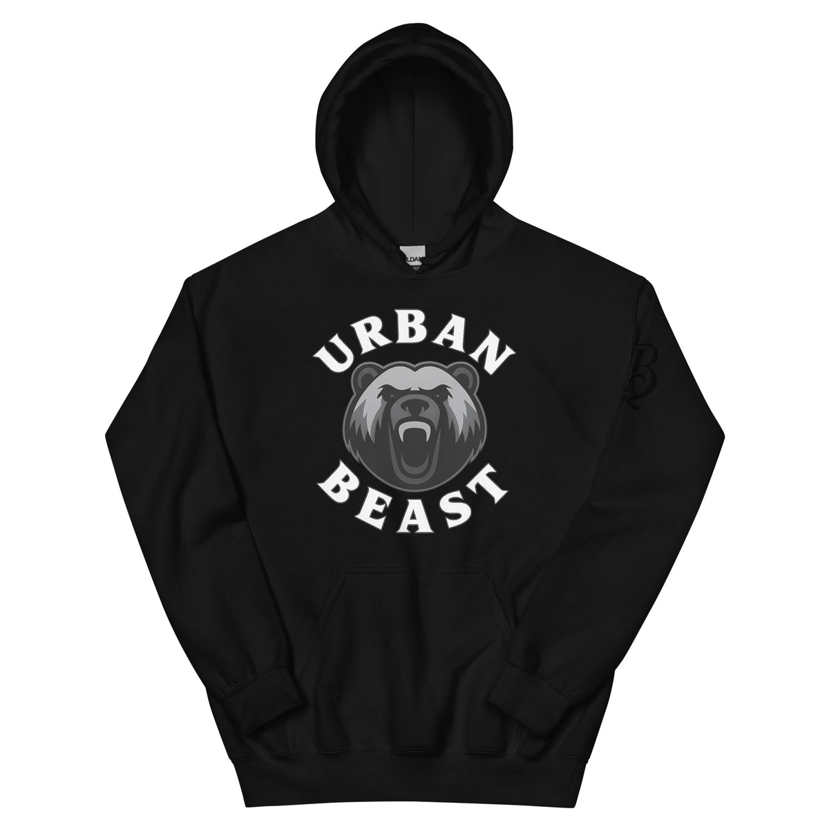 Urban Beast Gildan Hoodie - Black - S