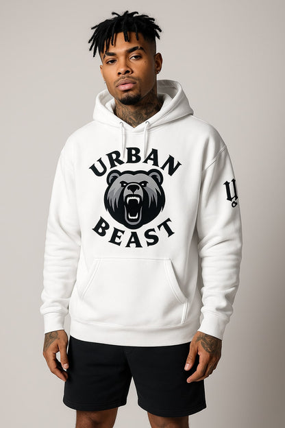 Urban Beast Gildan Hoodie - White