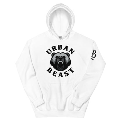Urban Beast Gildan Hoodie - White - S