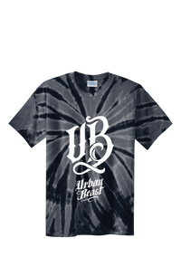 Urban Beast Graphic Tie-Dye Tee - Black - Black / s