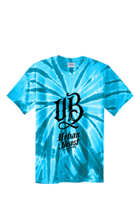 Urban Beast Graphic Tie-Dye Tee - Turqoise - Turquoise / s