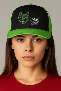 Urban Beast Snapback Neon Green - Green / One size