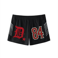 Urban Varsity ’84 Black Streetwear Shorts Black / M