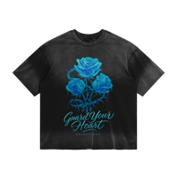 Vintage Black ’Guard Your Heart’ Tee