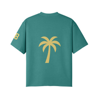 Vintage Graphic Tee Retro “Los Angeles 78” Teal & Gold - Wintergreen Dream / S