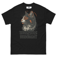 Whispers of Midnight Black Cat T-Shirt - Black - S