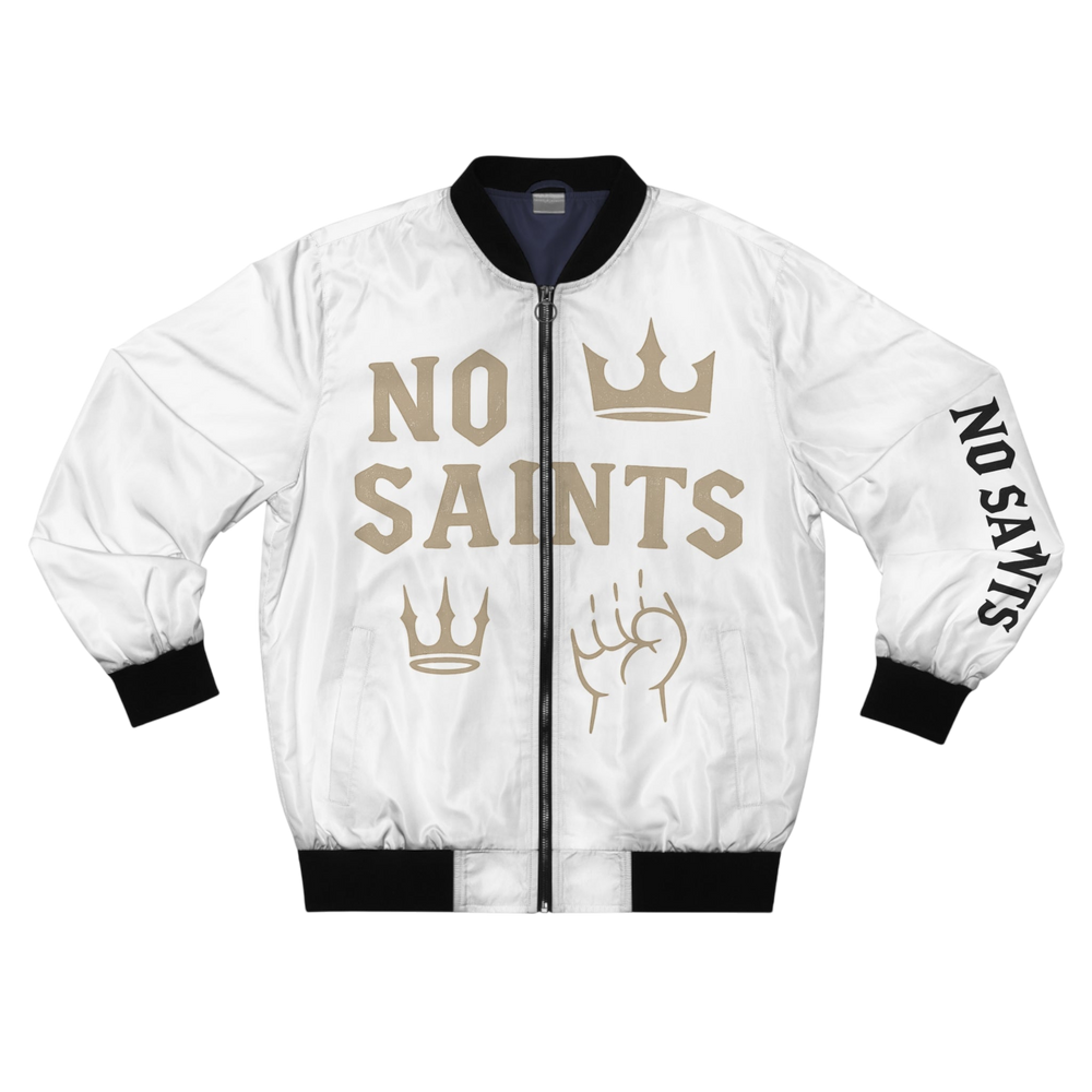 White Bomber Jackets | No Saints Club - XS