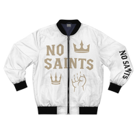 White Bomber Jackets | No Saints Club - XS