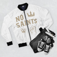White Bomber Jackets | No Saints Club