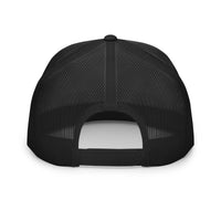 Worldwide Rose Trucker Mesh Hat - BLACK