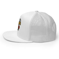 Worldwide Rose Trucker Mesh Hat - WHITE - White / One size
