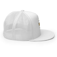 Worldwide Rose Trucker Mesh Hat - WHITE - White / One size